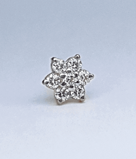 ৭ দানা হীরার বা ডায়মন্ডের নাকফুল - 7 Stone Diamond Nose Pin