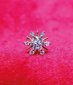 Diamond Nosepin - হীরার নাকফুল - Gems Jewellers & Gems Stone