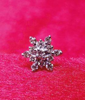 Diamond Nosepin - Gems Jewellers & Gems Stone