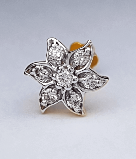 Diamond Nose Pin (নোজপিন) - ডায়মন্ড বা হীরার নাকফুল - Gems Jewellers & Gems Stone