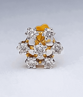 Diamond Nose Pin (নোজপিন) - ডায়মন্ড বা হীরার নাকফুল - Gems Jewellers & Gems Stone