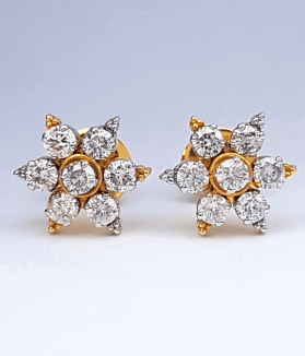 Latest Diamond Earring Tops Design - ডায়মন্ড বা হীরার কানের দুল