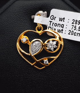 Diamond Pendant Or Locket - ডায়মন্ড বা হীরার লকেট বা পেন্ডেন্ট - Gems Jewellers & Gems Stone