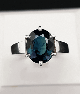 An Original Natural Best Quality Australian Deep Blue Sapphire Stone Price In Bangladesh - অস্ট্রেলিয়ান ইন্দ্রনীলা (IndraNila Pathor) পাথরের দাম