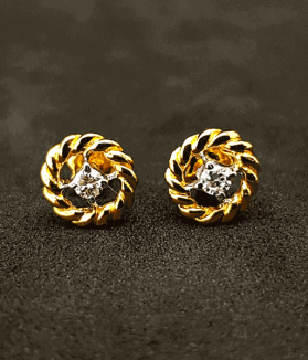 Latest Diamond Love Earring Price & Design 2021 - ডায়মন্ডের হীরার কানের দুলের দাম ও ডিজাইন
