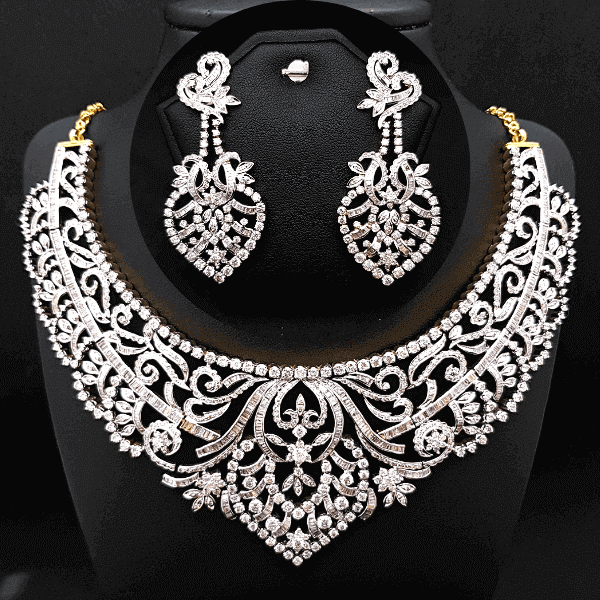 Traditional Latest Diamond Necklace Design & Price In Bangladesh - ডায়মন্ড বা হীরার নেকলেসের ডিজাইন ও দাম
