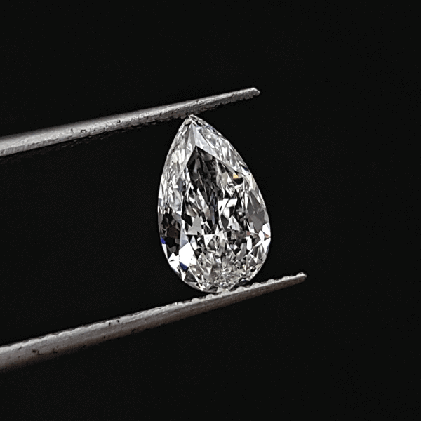 1.03 ct. Natural Solitaire Pear Shape Belgium Cut Diamond Stone