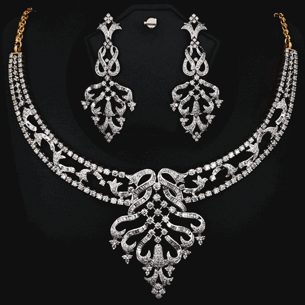 Traditional Latest Diamond Necklace Design & Price In Bangladesh - ডায়মন্ড বা হীরার নেকলেসের ডিজাইন ও দাম (4)