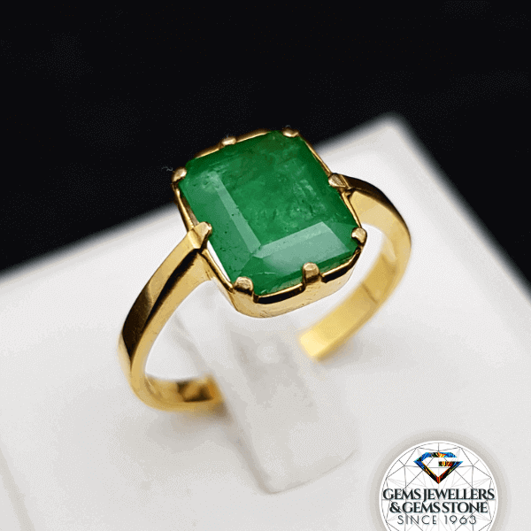 2.80 CTS. Natural original Zambian Emerald Panna Stone Ring Price in Bangladesh - অরিজিনাল জাম্বিয়ান পান্না পাথরের রিং দাম